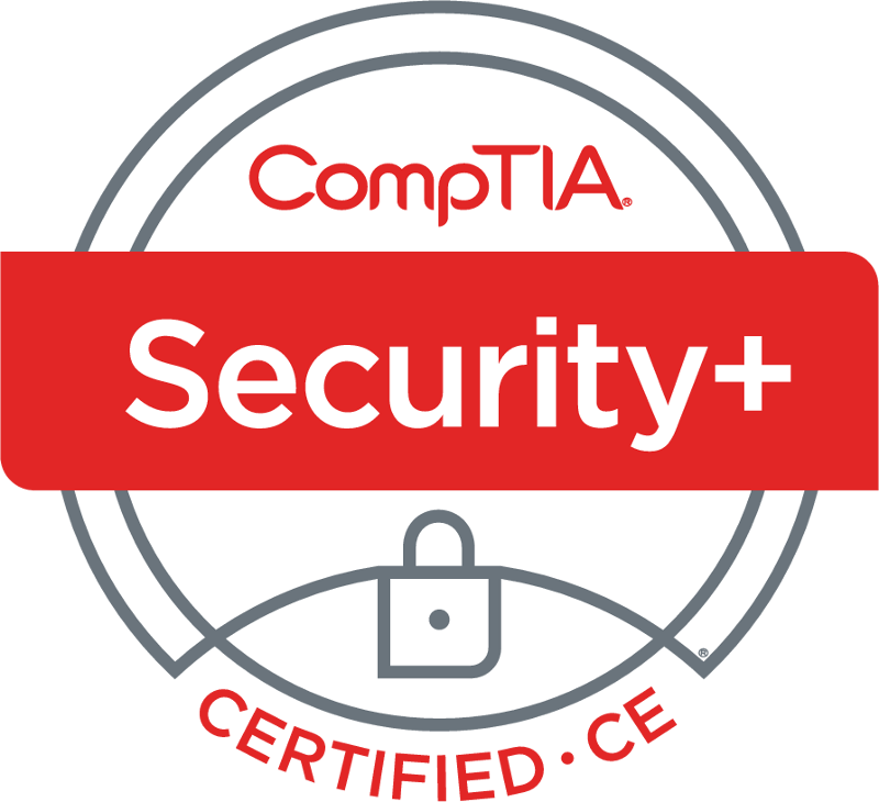 CompTIA Security+ (SY0-701) badge