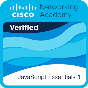 JavaScript Essentials 1 badge